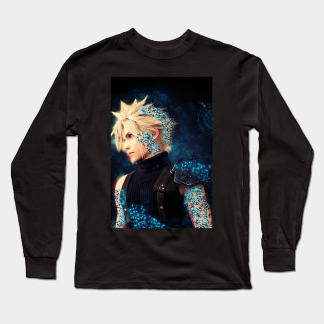 Cyber Fantasy Long Sleeve T-Shirt by ZuleYang22